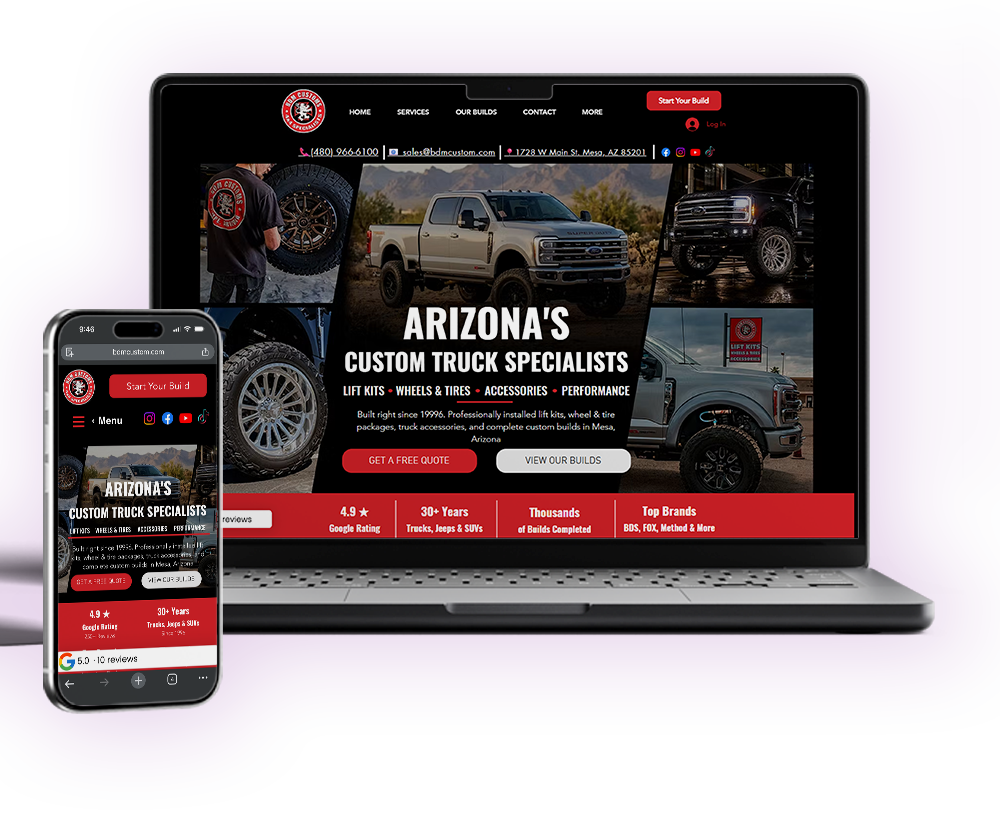 Website design and development